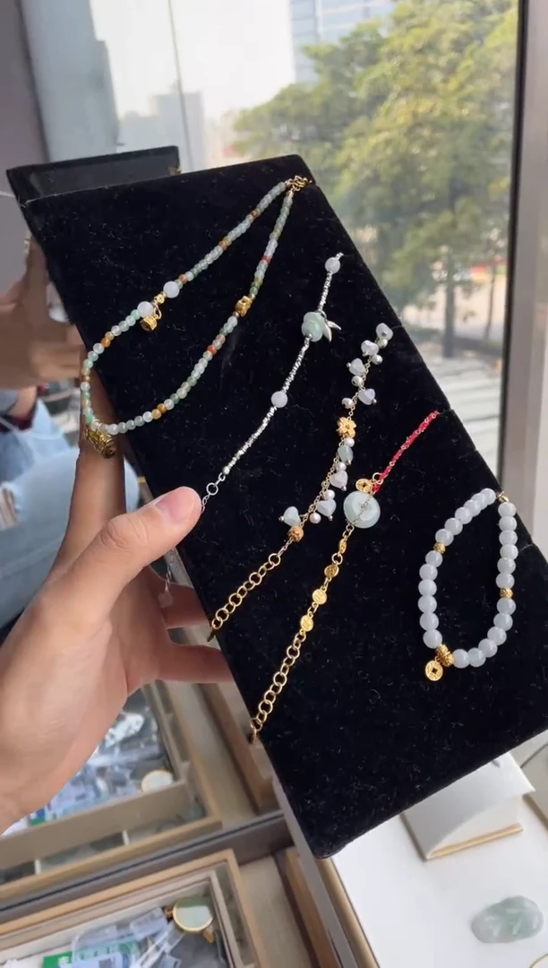 吊坠(不含链)银S925镶嵌翡翠天然缅甸A货翡翠多样性发其一可选