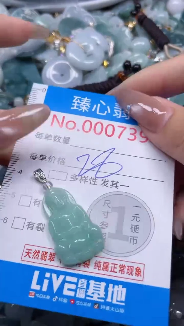 颈饰未镶嵌翡翠7394