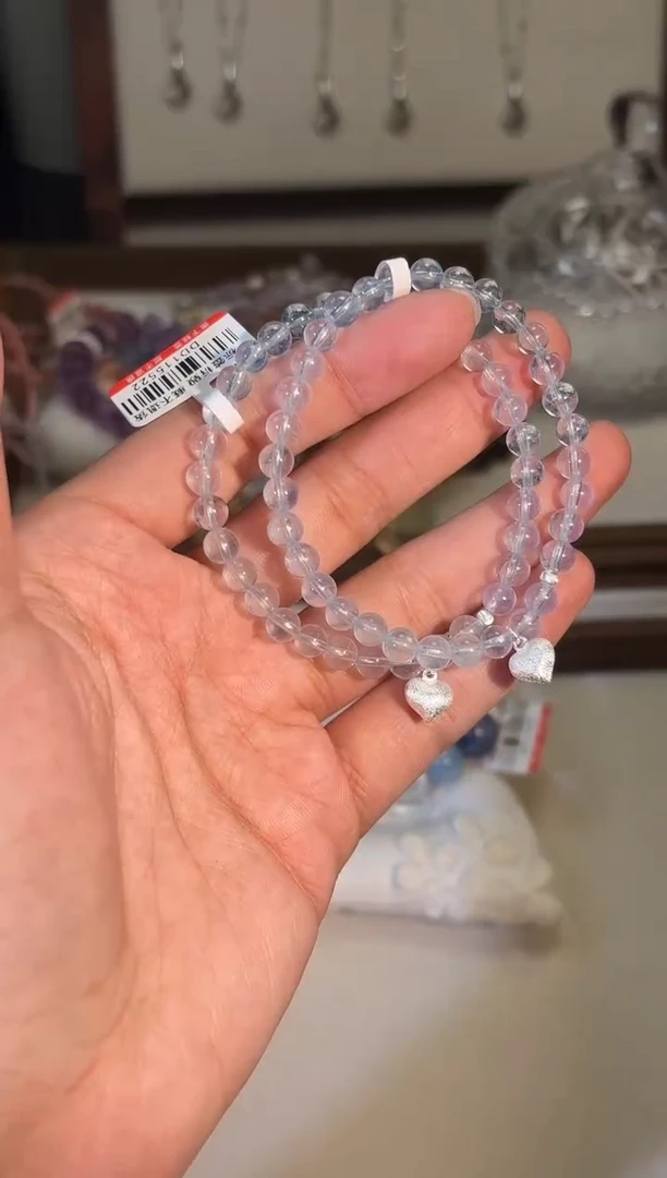 未镶嵌手串海蓝宝石p824多样性发货一件