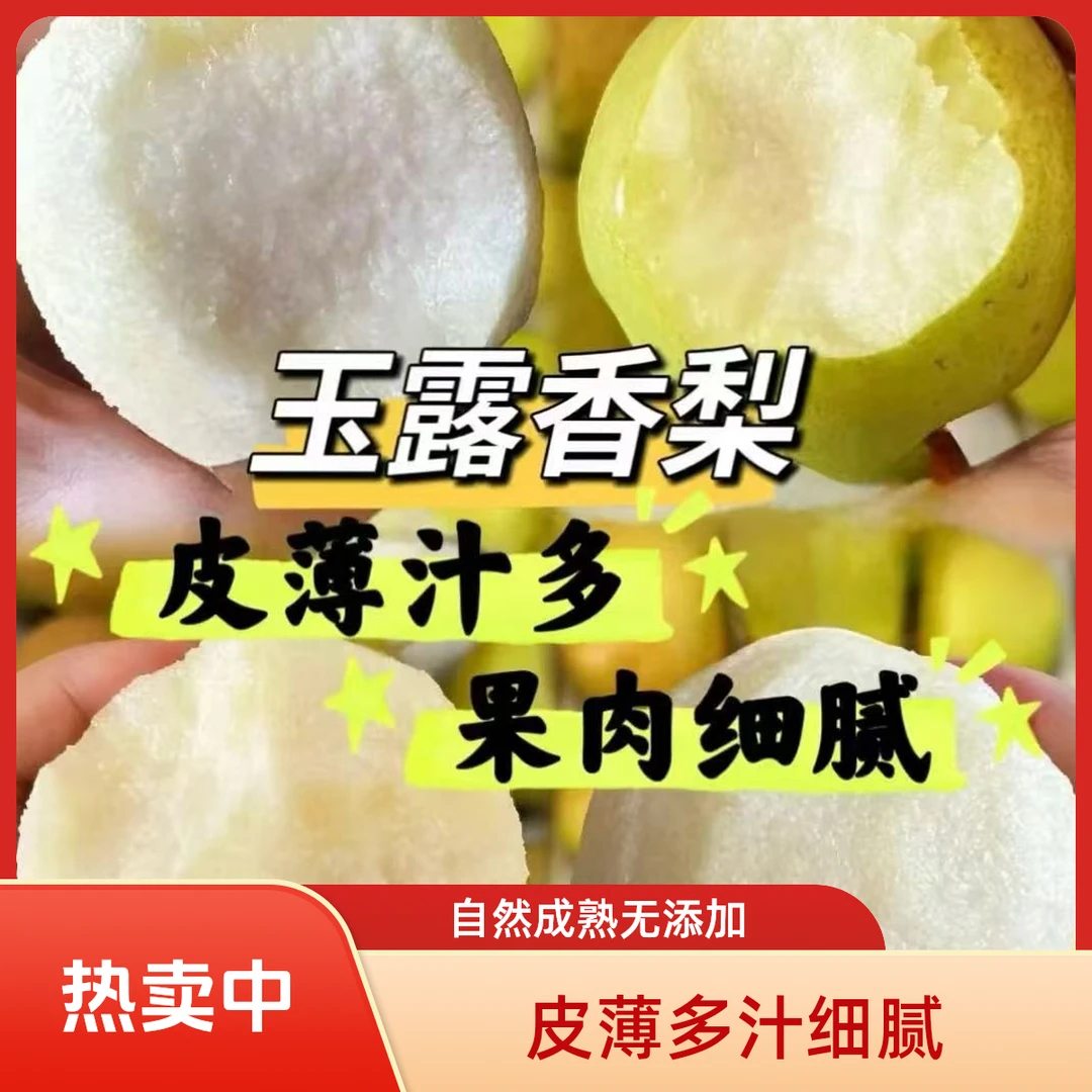 【欣姐优选】山西特产玉露香梨新鲜当季水果整箱顺丰包邮