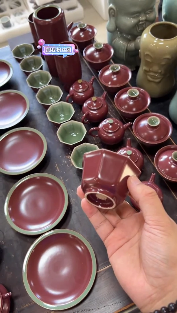 （预售）陈慧芳柴烧晓色云开八方杯