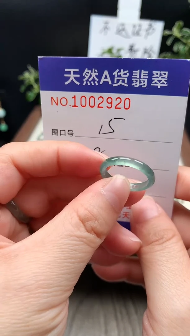 未镶嵌戒指翡翠15#