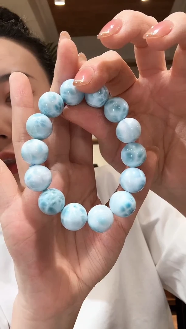 【闪购商品】针钠钙石（海纹石）手链未镶嵌国风