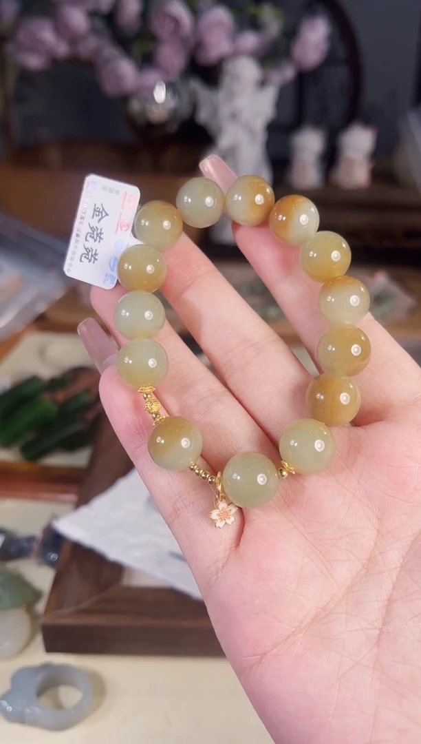 手链银S925镶嵌和田玉多样性发货其一孤品默认微瑕