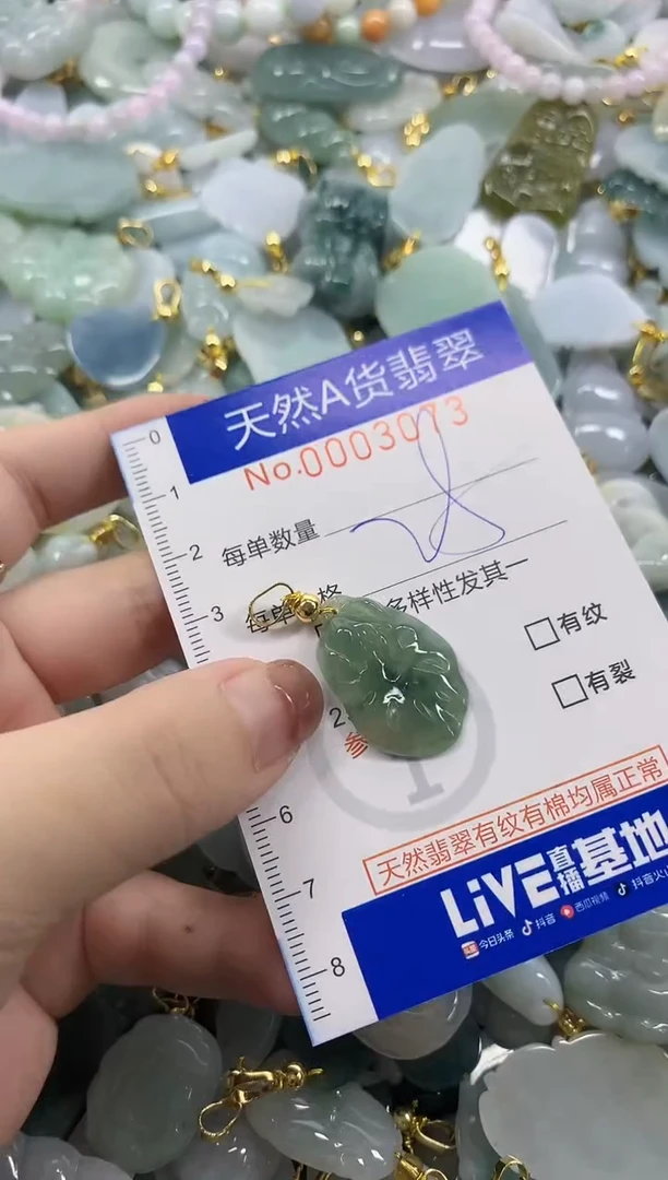 颈饰未镶嵌翡翠天然A货翡翠