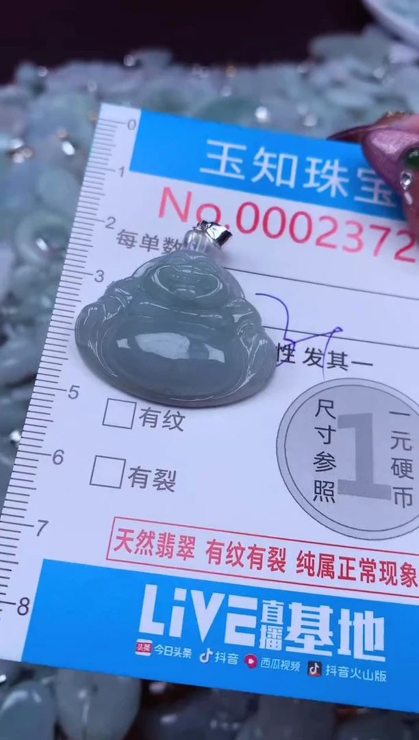 吊坠(不含链)未镶嵌翡翠2372