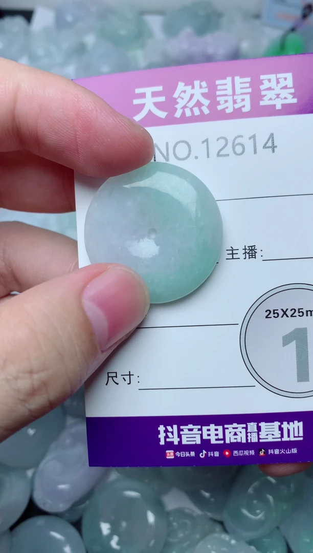 翡翠未镶嵌吊坠(不含链)614