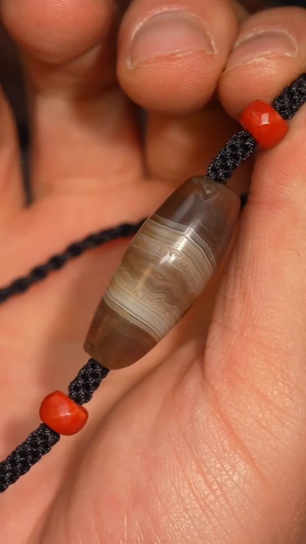 未镶嵌颈饰玛瑙/玉髓冲赛康胡子哥，DIY一93