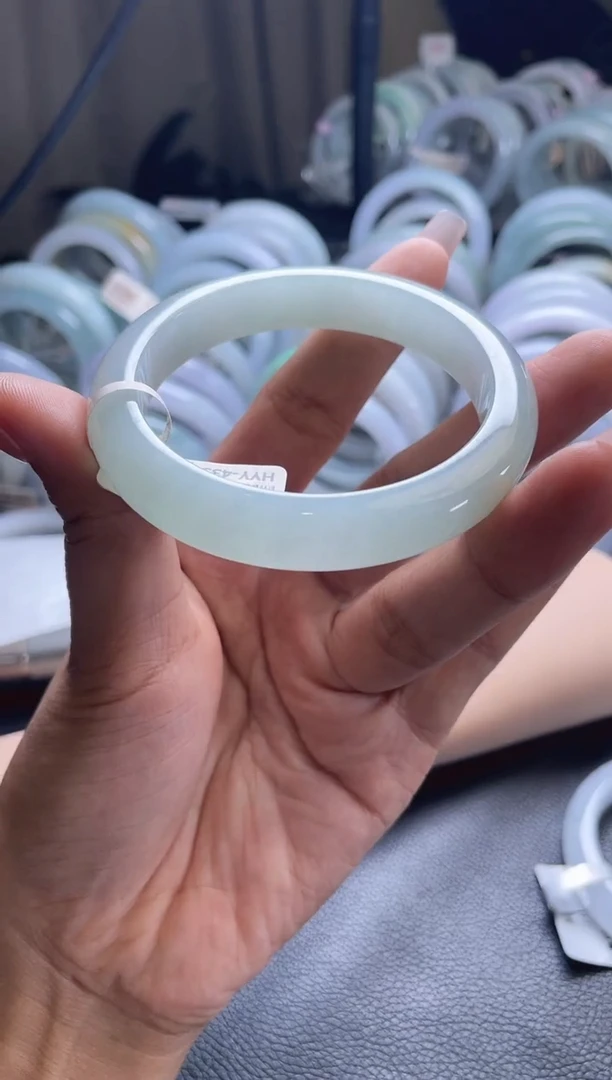 未镶嵌手镯翡翠57正圈，13