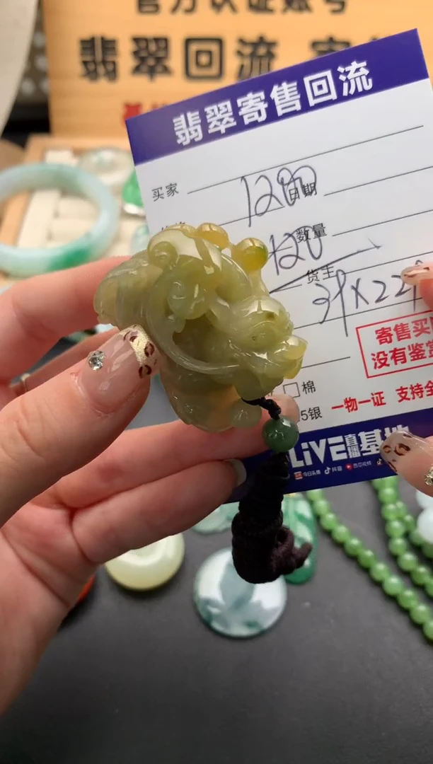 翡翠未镶嵌颈饰10128989