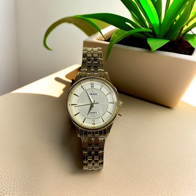 女士小众金表时尚防水简约经典