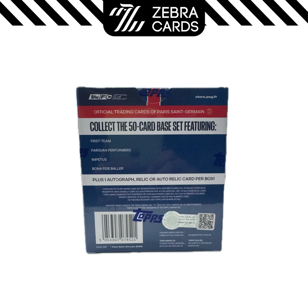 【拆盒】2024-25Topps 巴黎Team set队盒 足球球星卡 盒卡