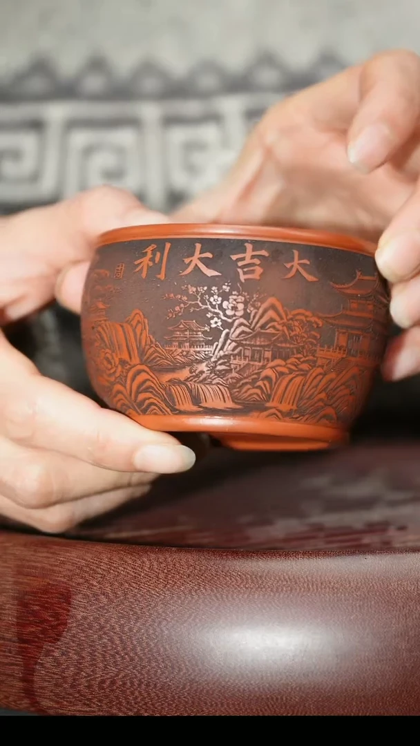 茶杯紫砂紫砂主人杯福利放漏