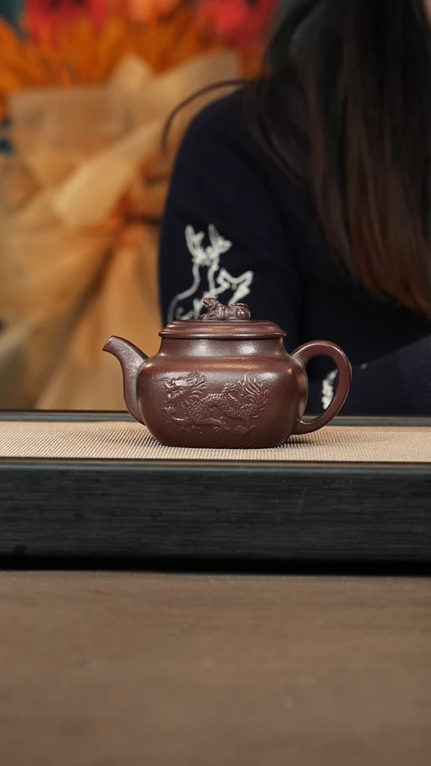 【闪购商品】紫砂茶壶【P070】卧虎藏龙300c
