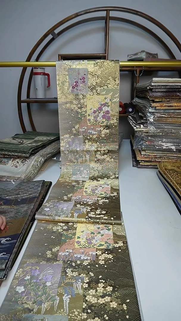 织绣66西阵织六通帝王紫