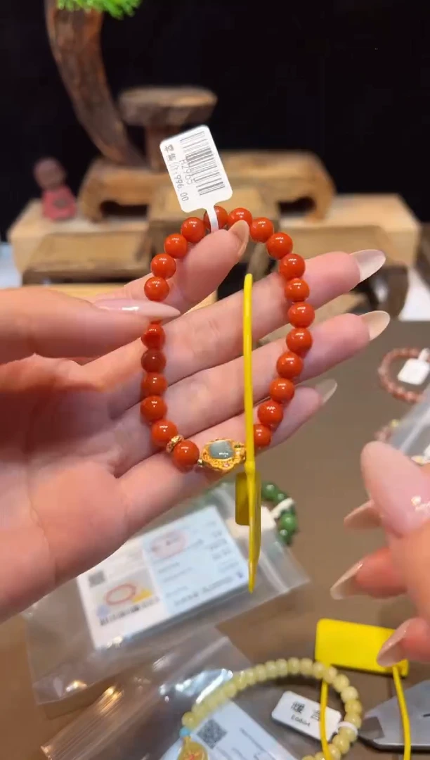 未镶嵌手链南红玛瑙手饰@@H2965