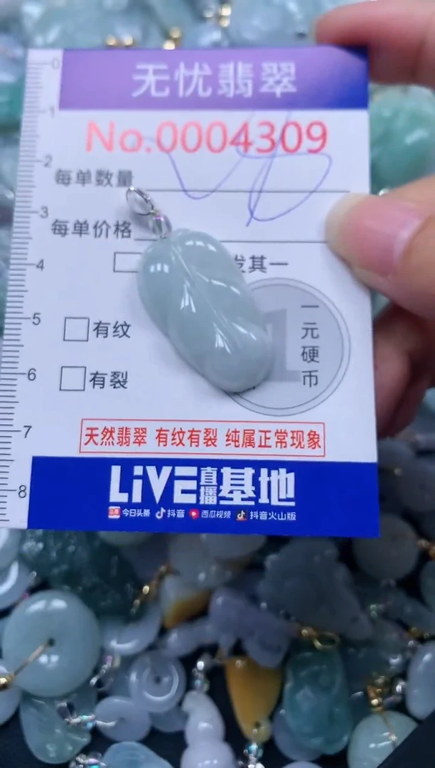 颈饰未镶嵌翡翠4309