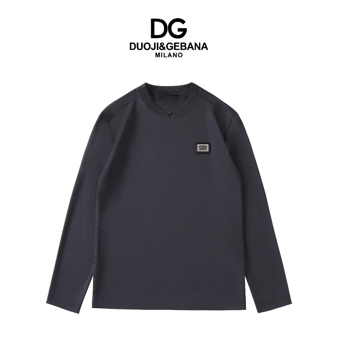 DUOJI&GEBANA/多基戈巴拿2025新品经典长袖百搭简约纯色-D9906
