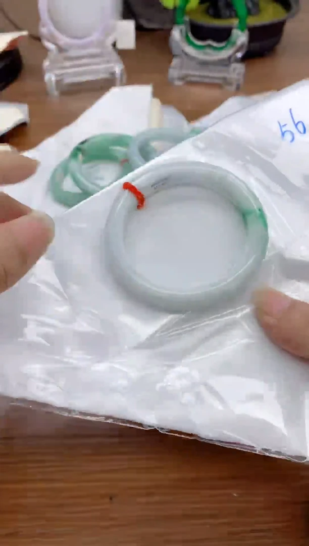 未镶嵌一物一图正品缅料飘花女士所拍所得56