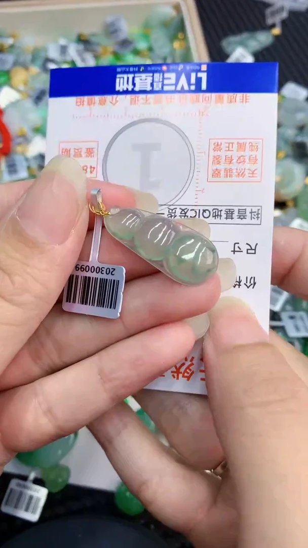 【闪购商品】翡翠颈饰18K金镶嵌           8