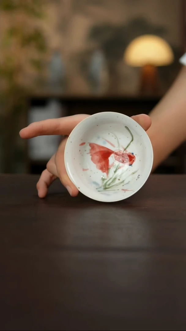 景德镇陶瓷杯碗柴烧多人