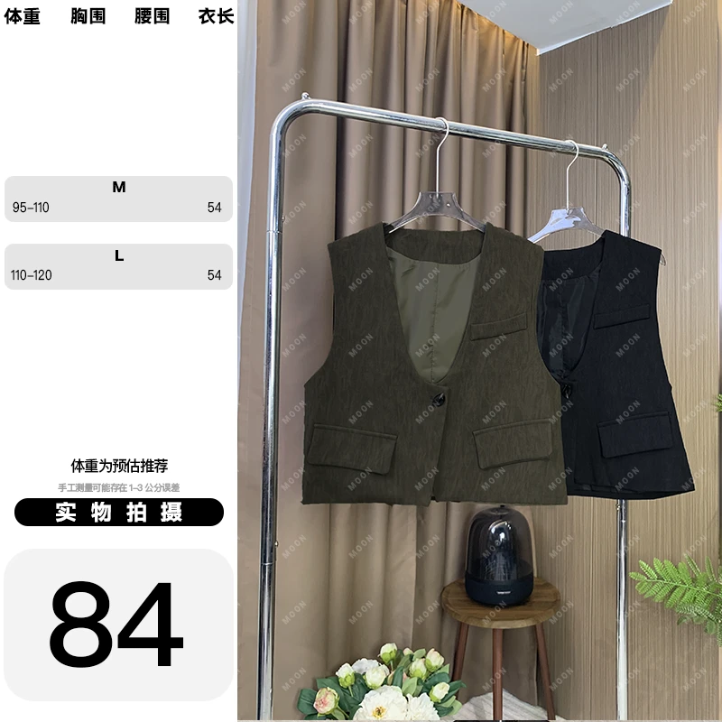 【清】气质高级感女装直播马甲时尚百搭轻奢小众通勤穿搭 *84