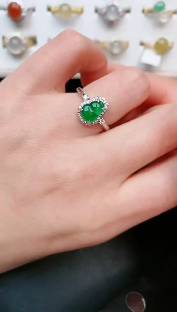 【闪购商品】翡翠戒指银S925镶嵌.....