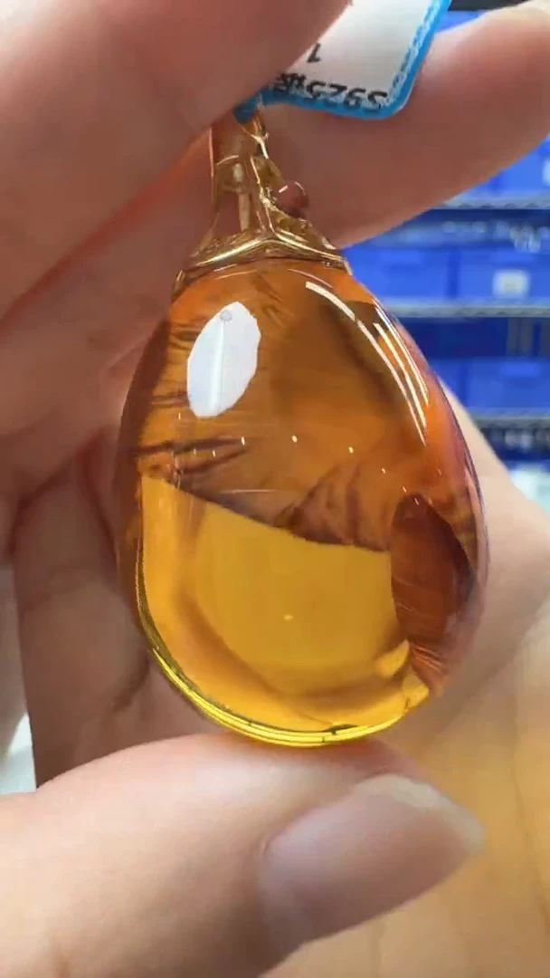 未镶嵌颈饰琥珀447秒拍号假一罚十