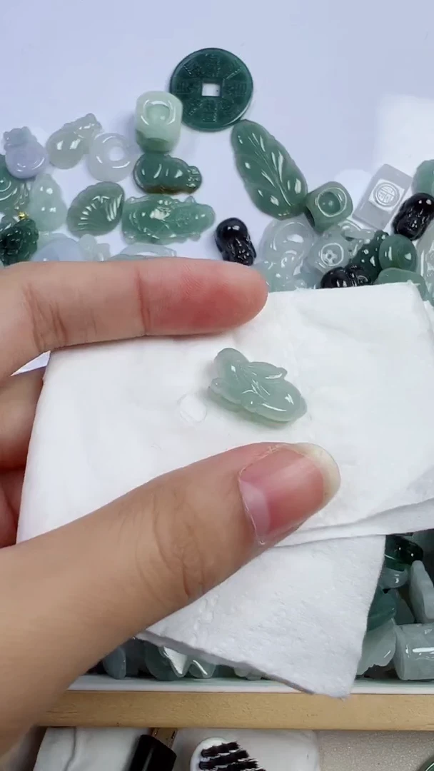 散珠翡翠412号链接，A货翡翠