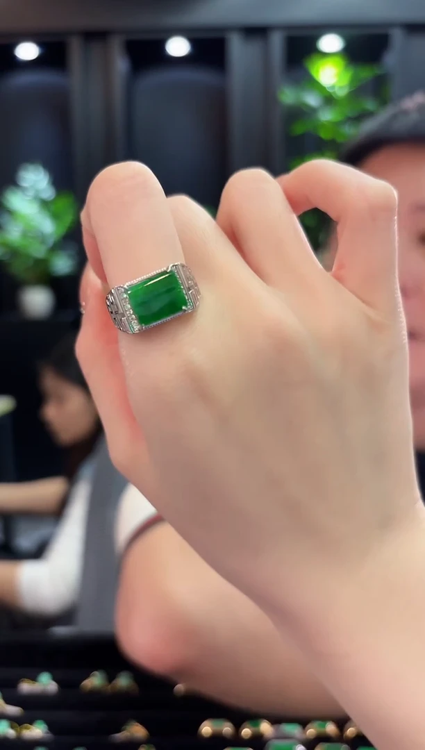 未镶嵌戒指翡翠 缅料A货/支持复检/一件