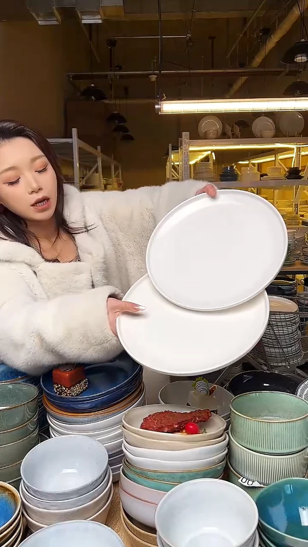 瓷10 外贸尾货窑变釉下彩默认微瑕