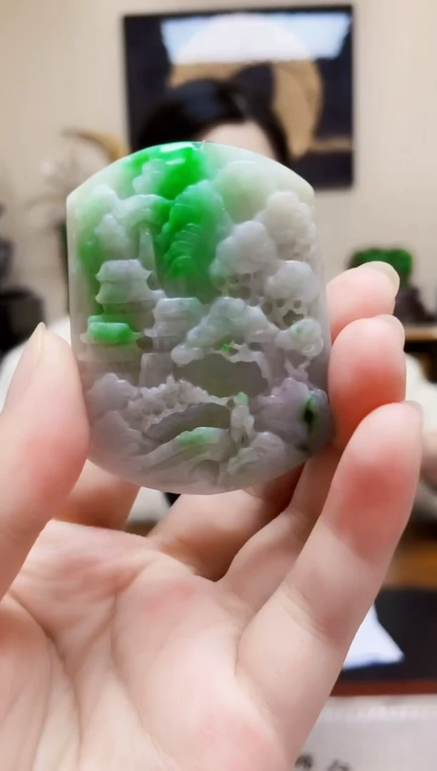 颈饰未镶嵌翡翠吊坠7