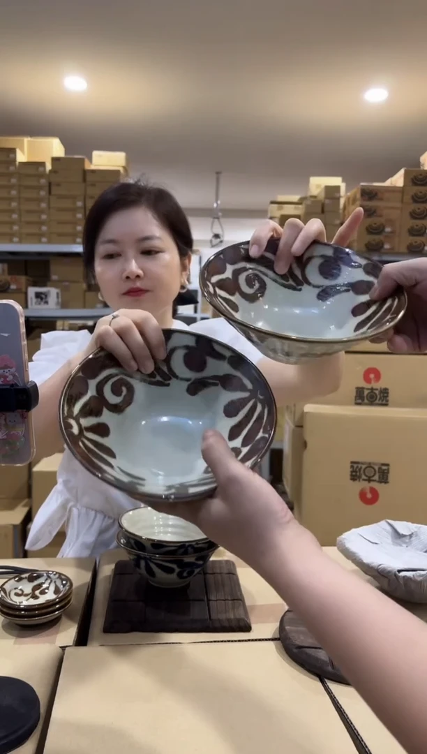 陶瓷日本进口美浓烧大碗