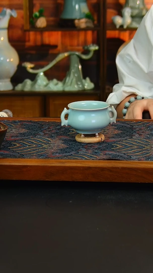 瓷片原矿汝瓷福利单杯
