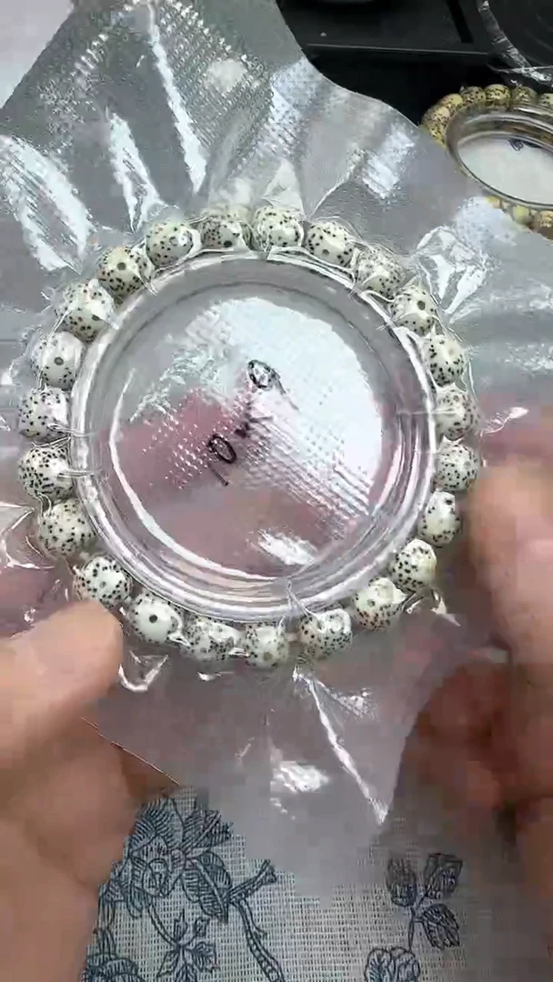 星月菩提手串67顺白10×9单圈福利