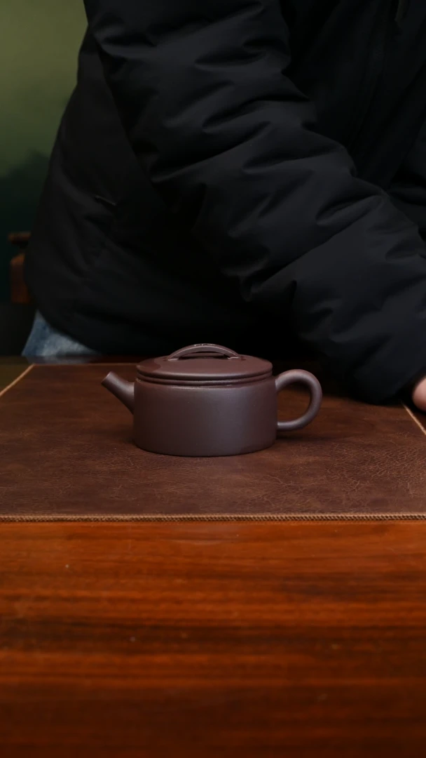 【闪购商品】紫砂茶壶底槽青汉瓦165cc