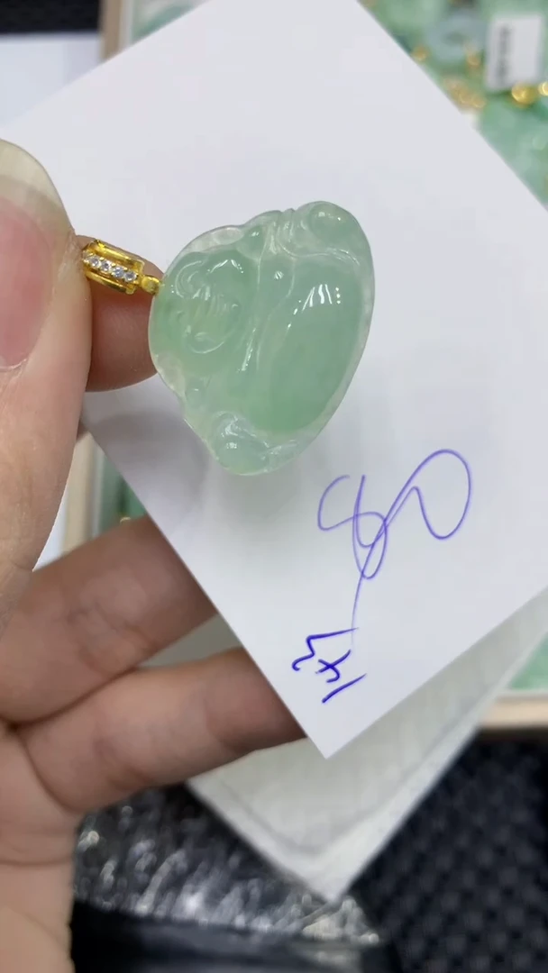 颈饰未镶嵌翡翠缅甸A货翡翠
