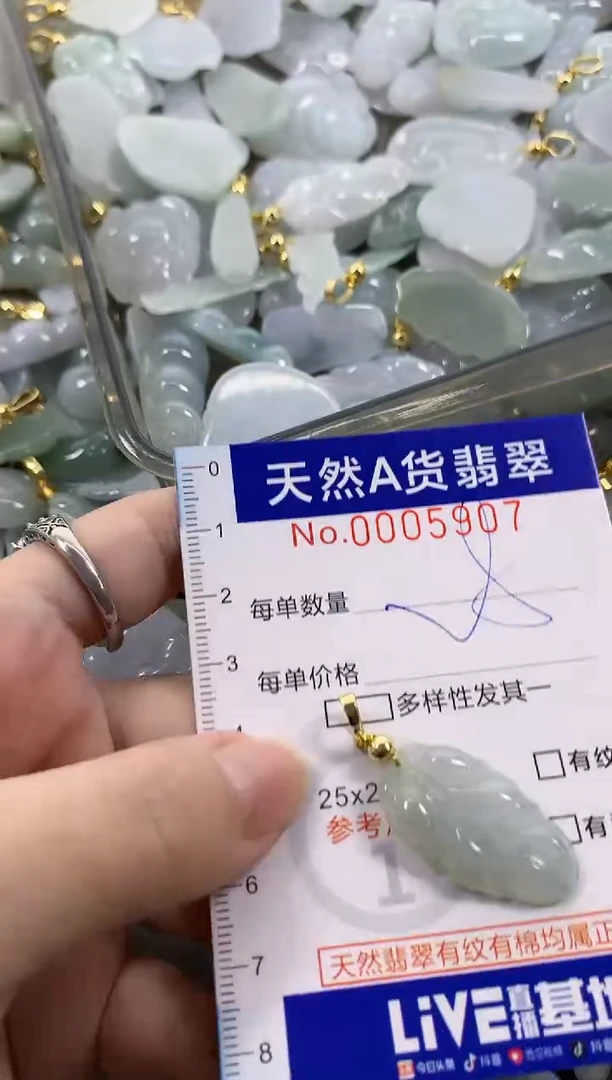 颈饰未镶嵌翡翠天然A货翡翠