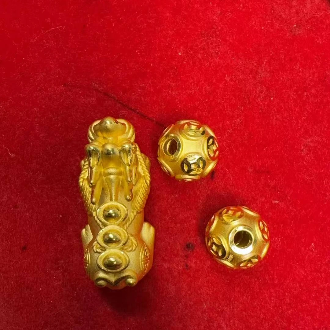 6.26g足金999貔貅金珠2