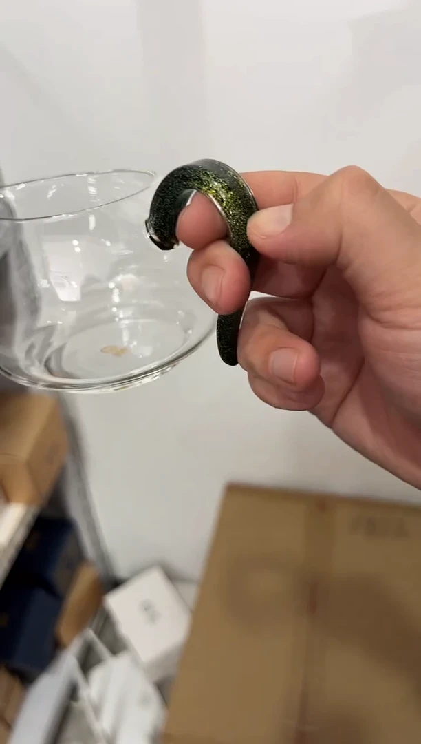 【闪购商品】茶盏@@禾墨风雅茶海黑金手把