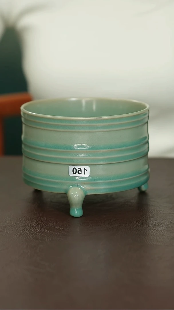 摆件150原矿原釉汝宋汝瓷微瑕