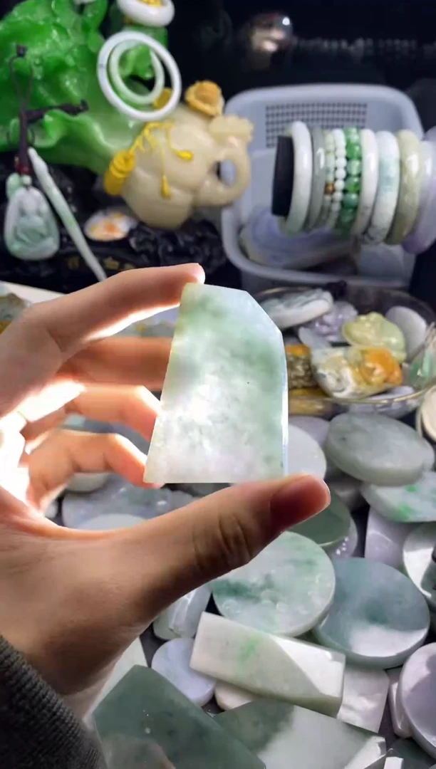 散珠翡翠翡翠A货29