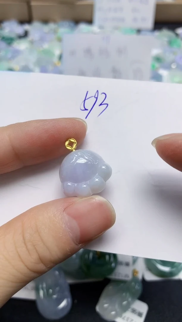 颈饰未镶嵌翡翠天然缅甸翡翠A货翡翠百元以上9元证书费自理