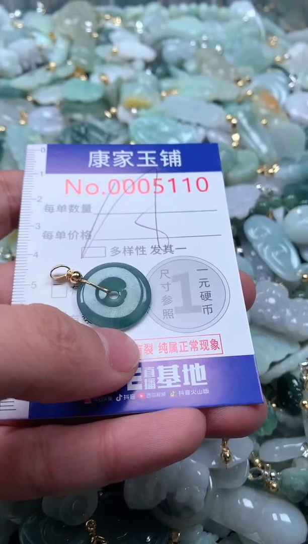 【闪购商品】翡翠吊坠(不含链)未镶嵌5110多样性发其一
