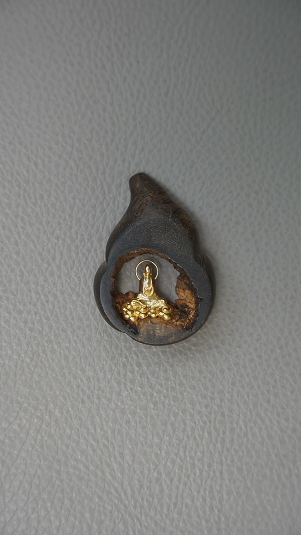 【闪购商品】沉香吊坠文莱黑棋无相佛9.4g