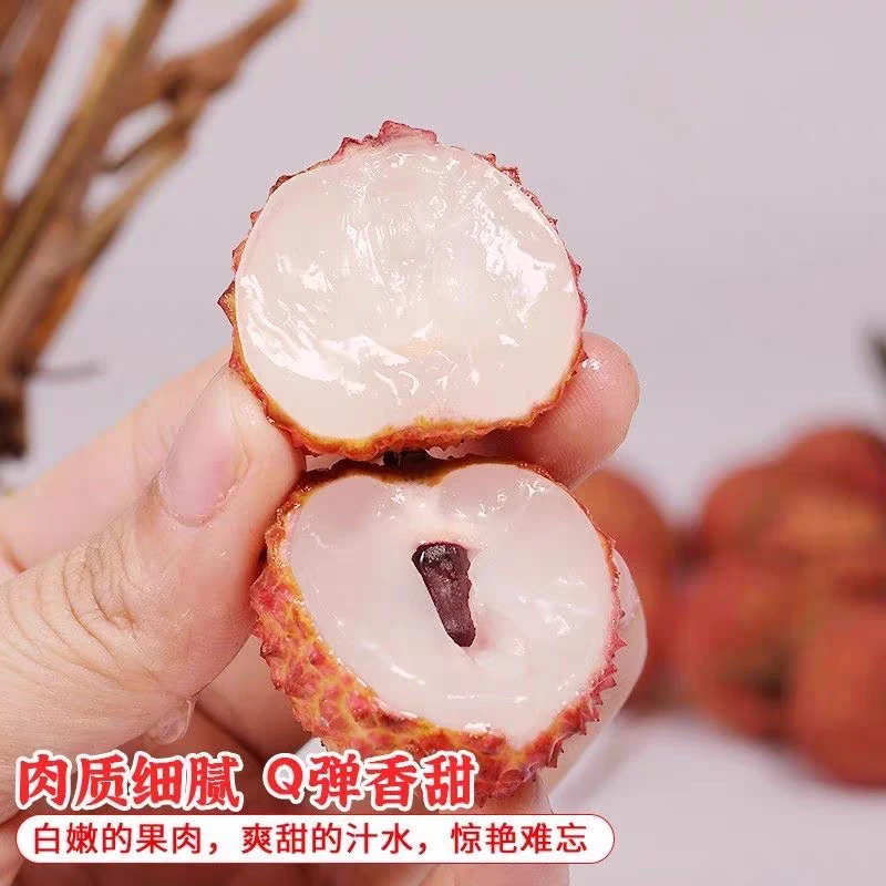 【达吾水果】精选老树糯米糍荔枝3斤特惠尝鲜装(同城骑手配送到家)荔枝同城送广东省