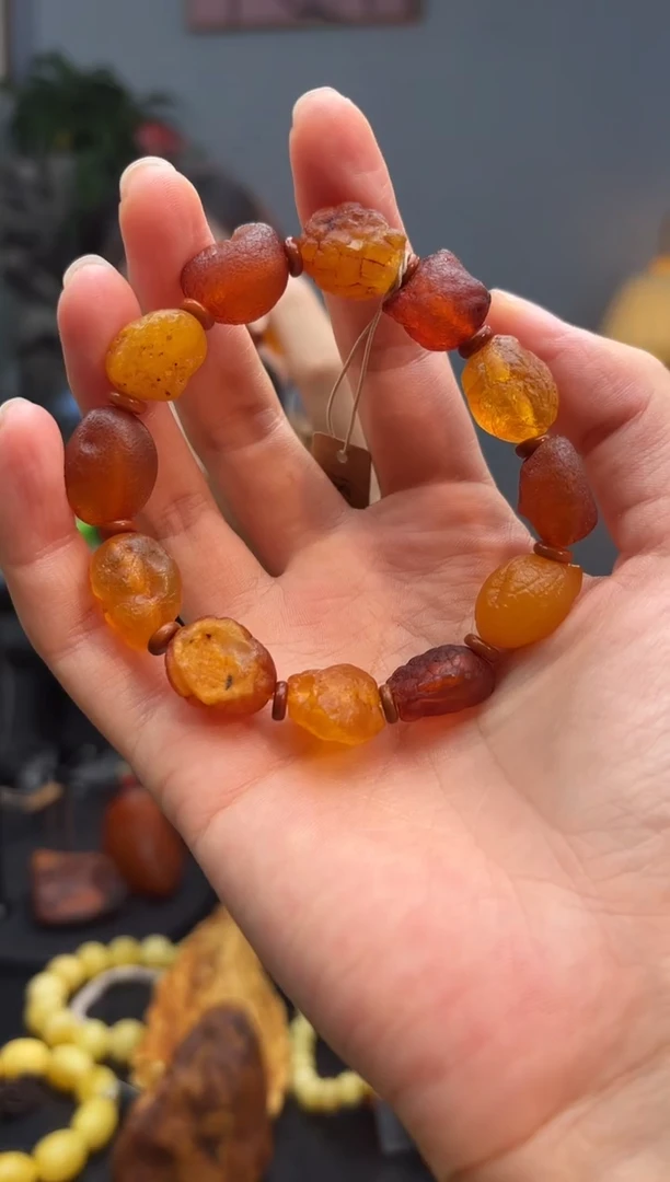 手串琥珀未镶嵌手串
