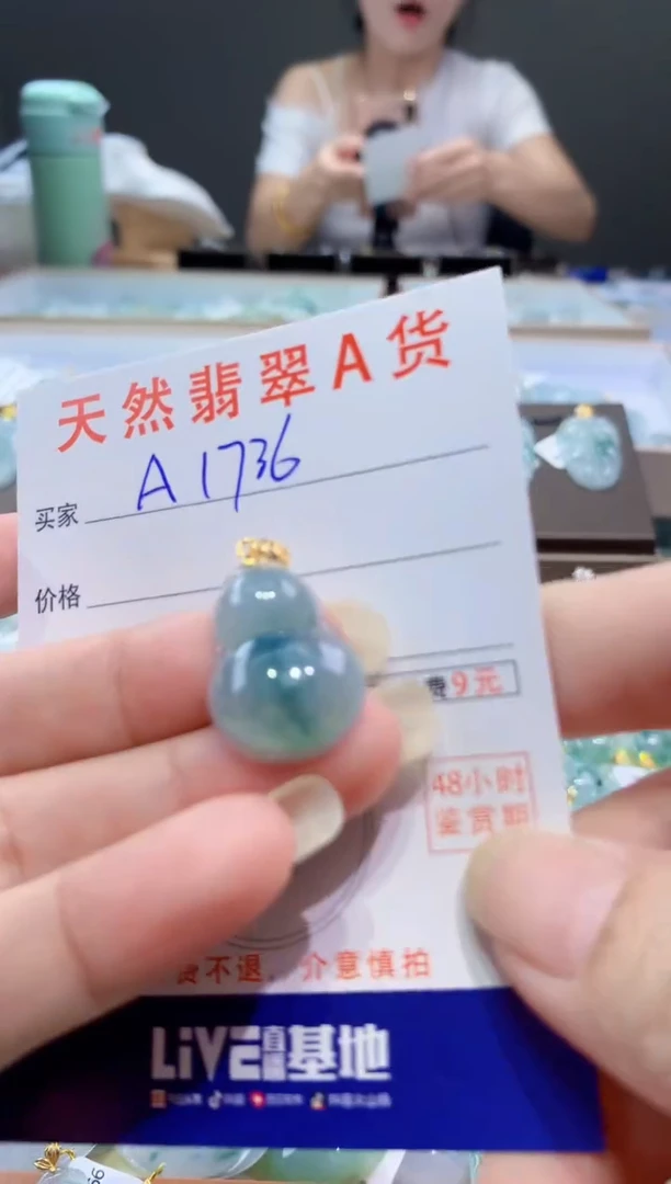 颈饰未镶嵌翡翠天然翡翠A货挂件