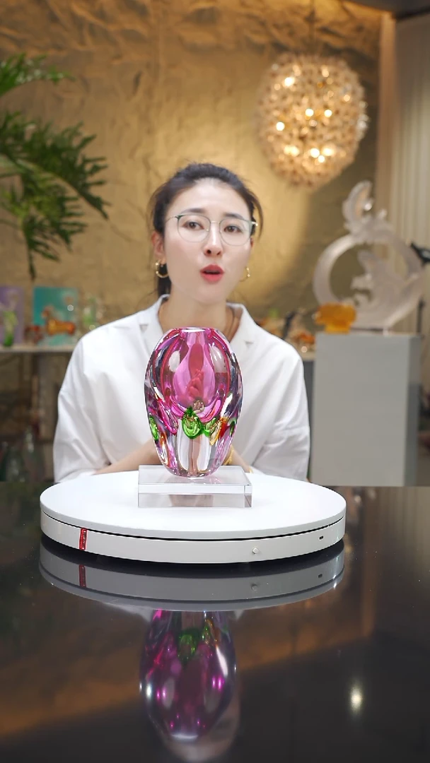 瓷片设计款金红香薰瓶