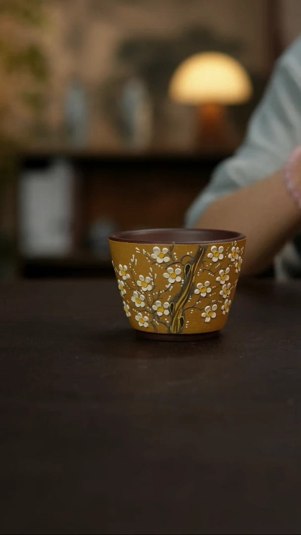 杯景德镇陶瓷杯碗柴烧多人